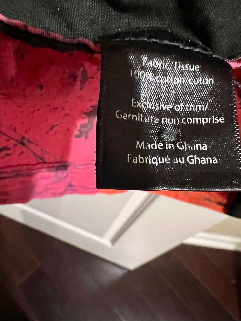 Osei Duro Bata Midi Dress in Carmine-Batik - Picture 5 of 5